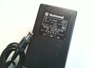 National 松下電器　 RD-9448 ACアダプター(9V 500mA) RX-F333用★ 動作品