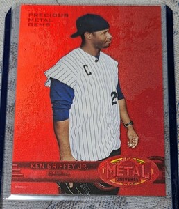 2022 Skybox Metal Universe retro Ken Griffey Jr red Precious metal #031/100 RED GEMS Baseball Seattle Mariners UPPER DECK