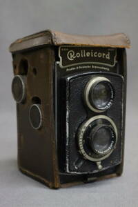 ■Rolleicord 二眼レフカメラ ローライコード F＆H COMPUR CarlZeiss Triotar 1:3.5 7.5cm 骨董 雑貨 アンティーク 昭和レトロ