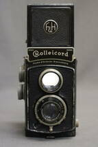 ■Rolleicord 二眼レフカメラ ローライコード F＆H COMPUR CarlZeiss Triotar 1:3.5 7.5cm 骨董 雑貨 アンティーク 昭和レトロ_画像4