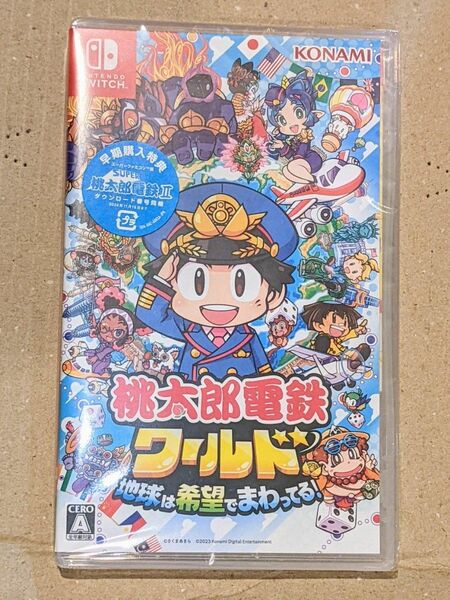 新品未開封 桃太郎電鉄ワールド ～地球は希望でまわってる！ ～ Nintendo Switch用ソフト