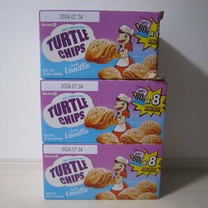 Turtle Chips Sweet Vanilla タートルチップス スウィートバニラ 80g x 8袋 × 3箱 ※箱にダメージ有の画像7