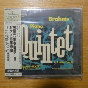 4988005289728;【未開封/CD】ウィーン・コンチェルトハウス四重奏団 / ブラームス:弦楽六重奏曲第1番/ピアノ五重奏曲(UCCW1010)