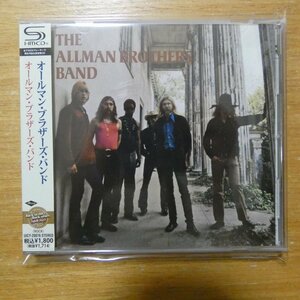4988005636522;【SHM-CD/リマスター】オールマン・ブラザーズ・バンド / S・T　UICY-20076