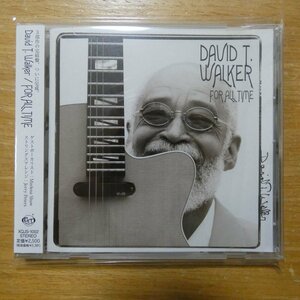 4560301871151;【CD】DAVID T.WALKER / FOR ALL TIME　XQJS-1002