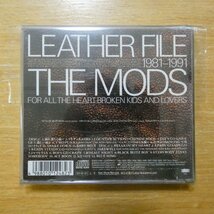 4988010124823;【2CD】THE MODS / LEATHER FILE1981-1991　ESCB-1248~9_画像2