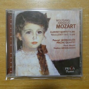 794881711222;【ハイブリッドSACD】MORAGUES/PRAZAK QUARTET / MOZART:CLARINET QUINTET(PRD/DSD250200)