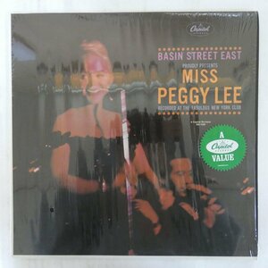46065789;【US盤/シュリンク】Peggy Lee / Basin Street East Proudly Presents Miss Peggy Lee Recorded At The Fabulous New York Club