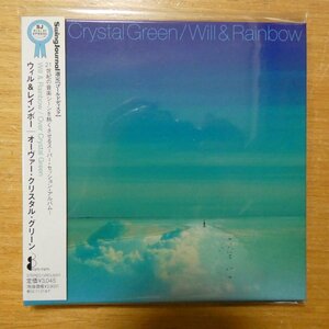 4542696000699;【CD】ウィル&レインボー / オーヴァー・クリスタル・グリーン(紙ジャケット仕様)(VRCL-6001)