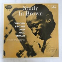 47051469;【国内盤/MONO】Clifford Brown and Max Roach / Study in Brown_画像1