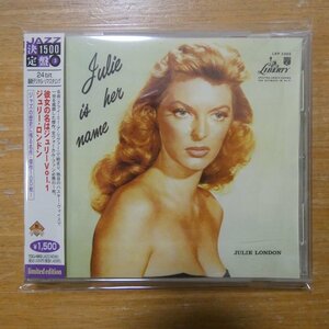 4988006843172;【24bitリマスタリング/CD】ジュリー・ロンドン / 彼女の名はジュリーVOL.1　TOCJ-6803