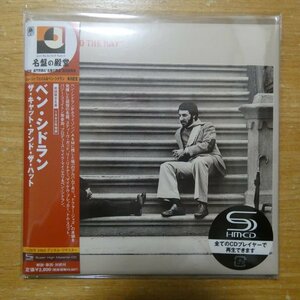 4988005506962;【24bitリマスター/SHM-CD/名盤の殿堂】ベン・シドラン / ザ・キャット・アンド・ザ・ハット(紙ジャケット仕様)