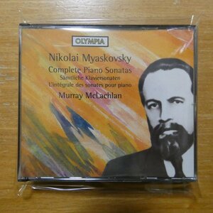 5015524407049;【3CD/英盤/OLYMPIA】MACLACHLAN / MYASKOCSKY:COMPLETE PIANO SONATAS(OCD704)