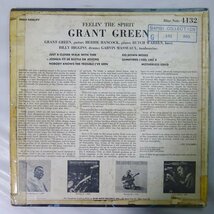 14030245;【US盤/BLUE NOTE/NewYork/MONO/VAN GELDER刻印/耳】Grant Green / Feelin' The Spirit_画像2