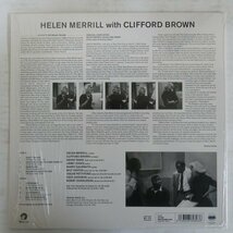 46067781;【Europe盤/WaxTime/高音質180g重量盤/シュリンク】Helen Merrill With Clifford Brown / Helen Merrill_画像2