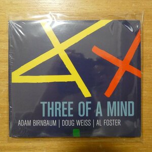 888295170031;【未開封/CD】Adam Birnbaum/Al Foster/Doug Weiss / Three Of A Mind(紙ジャケット仕様)　DR-001