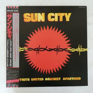 47051985;【帯付/美盤】Artists United Against Apartheid / Sun City サン・シティの画像1