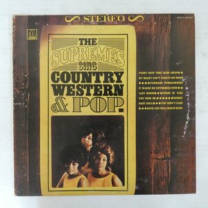 47052003;【国内盤/プロモ白ラベル】The Supremes / Sing Country Western & Pop