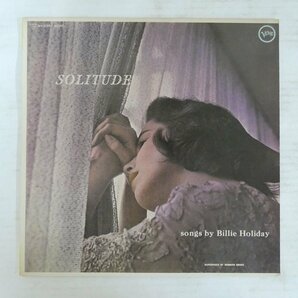 47052649;【国内盤/Verve/MONO】Billie Holiday / Solitudeの画像1