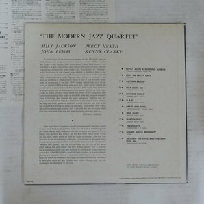 47052631;【国内盤/MONO】Modern Jazz Quartet / S.T.の画像2