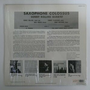 46068185;【US盤/OJC Prestige/シュリンク/美盤】Sonny Rollins / Saxophone Colossusの画像2