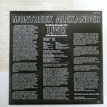 46068327;【国内盤/MPS】Montreux Alexander / Live! At The Montreux Festival_画像2