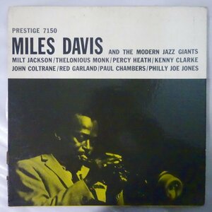 10023671;【US盤/右紺ラベル/MONO/RVG刻印/コーティングジャケ/Prestige】Miles Davis / Miles Davis And The Modern Jazz Giants