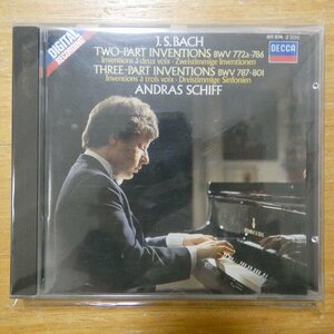028941197429;【CD/西独盤/蒸着仕様】SCHIFF / BACH: TWO-PART & THREE-PART INVENTIONS(4119742)