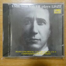 5015903940327;【CD/英盤/PEARL】EMIL / EMIL von SAUER plays LISZT(GEMMCD9403)_画像1