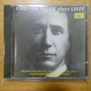 5015903940327;【CD/英盤/PEARL】EMIL / EMIL von SAUER plays LISZT(GEMMCD9403)