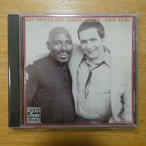 025218667920;【OJCCD】ART PEPPER AND GEORGE CABLES / GOIN' HOME OJCCD-679-2の画像1