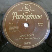 46068502;【Europe盤/10inch/45RPM/美盤】David Bowie / Sue (Or In A Season Of Crime)_画像3