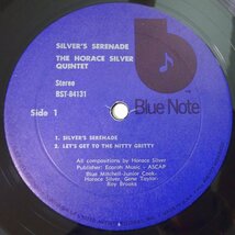 10023751;【US盤/Vangelder刻印/シュリンク/Blue Note】The Horace Silver Quintet / Silver's Serenade_画像3