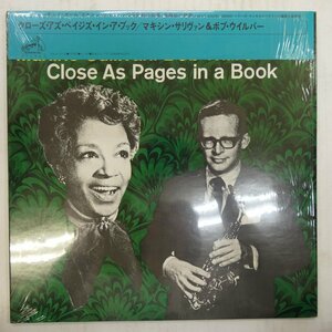 46069128;【かぶせ帯付/シュリンク/美盤】Maxine Sullivan / Bob Wilber / Close As Pages In A Book