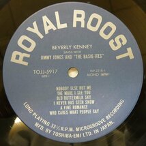 46069147;【国内盤/ROYAL ROOST/MONO/美盤】Beverly Kenney Sings with Jimmy Jones and The Basie-Ites_画像3