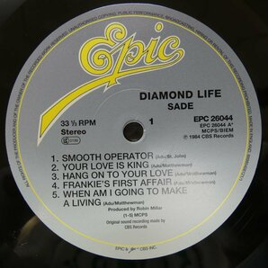 46069224;【UK盤/高音質180g重量盤/見開き/美盤】Sade / Diamond Lifeの画像3