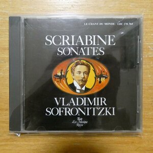 41094806;【CD/仏盤/メロディア】SOFRONITZKI / SCRIABINE SONATES(LDC278.764)