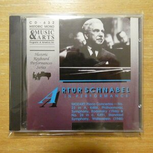 41094757;【CD/MUSIC&ARTS】SCHNABEL / IN PERFORMANCE(CD632)