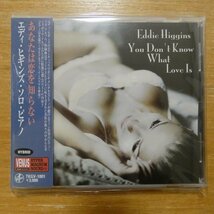 41095124;【ハイブリッドSACD/VENUS】エディ・ヒギンズ / あなたは恋を知らない/ソロ・ピアノ　TKGV-1001_画像1