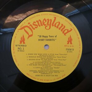 47054076;【国内盤/2LP/見開き】V.A. / 50 Happy Years of Disney Favorites ディズニーの楽しい世界～ディズニー50周年記念アルバムの画像3