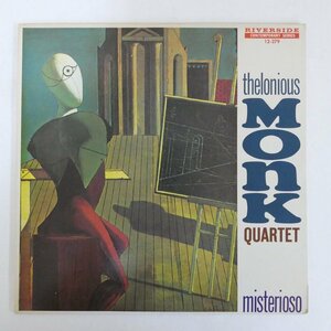 47054435;【国内盤/Riverside】Thelonious Monk Quartet / Misterioso