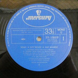 47054581;【国内盤/MONO】Dinah Washington / What Diff'rence A Day Makes!の画像3