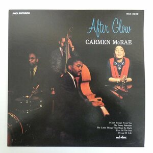 47054622;【国内盤/MONO】Carmen McRae / After Glow