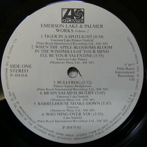 46069385;【帯付/美盤】Emerson, Lake & Palmer / Works Volume 2 作品第二番の画像3