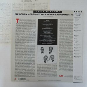 46069539;【帯付】The Modern Jazz Quartet with New York Chamber Symphony / Three Windowsの画像2