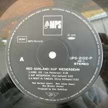 46069651;【帯付/MPS】Red Garland / Auf Wiedersehen_画像3