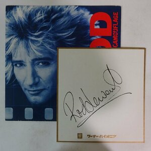 11184725;【国内盤/サイン色紙付き】Rod Stewart / Camouflage