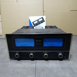 Q10319【※発送できません!東京都引取限定/説明書付】McIntosh マッキントッシュ パワーアンプ MC7270　A0000020