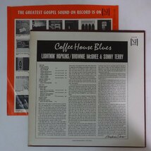 14030116;【US初期プレス/Vee Jay/虹ラベル】Lightnin' Hopkins, Brownie McGhee, Sonny Terry / Coffee House Blues_画像2