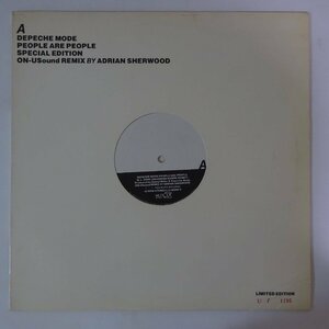 11181655;【UK盤/限定プレス/12inch】Depeche Mode / People Are People (ON-USound Remix By Adrian Sherwood)